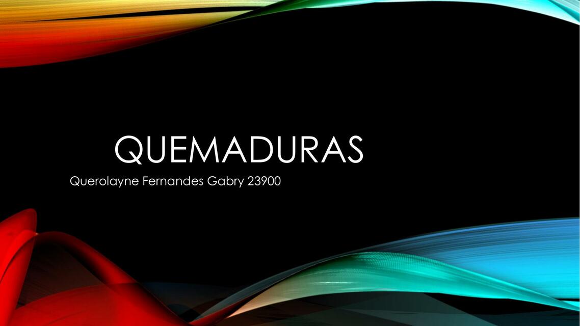 Quemaduras 