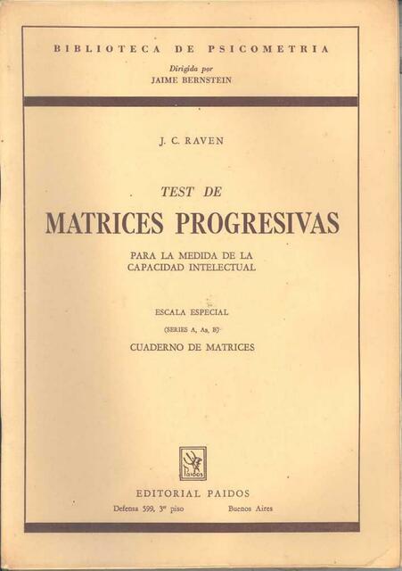 Libro de Psicometría