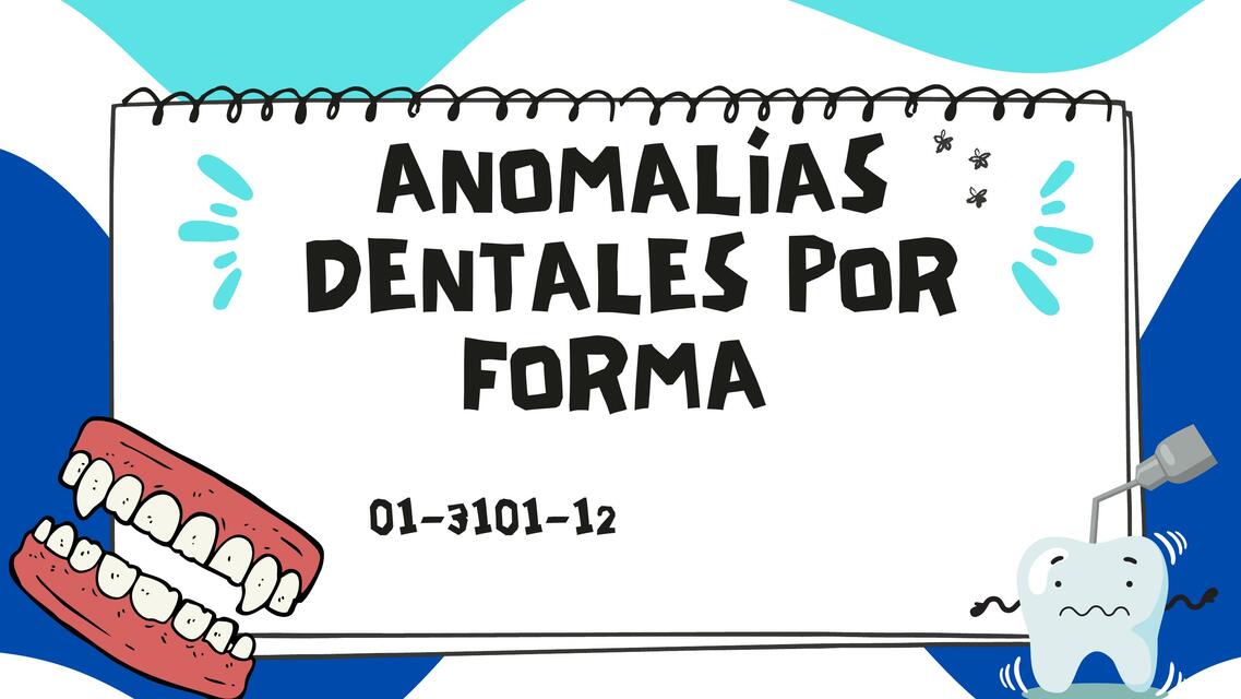 Presentación Anomalías Dentales