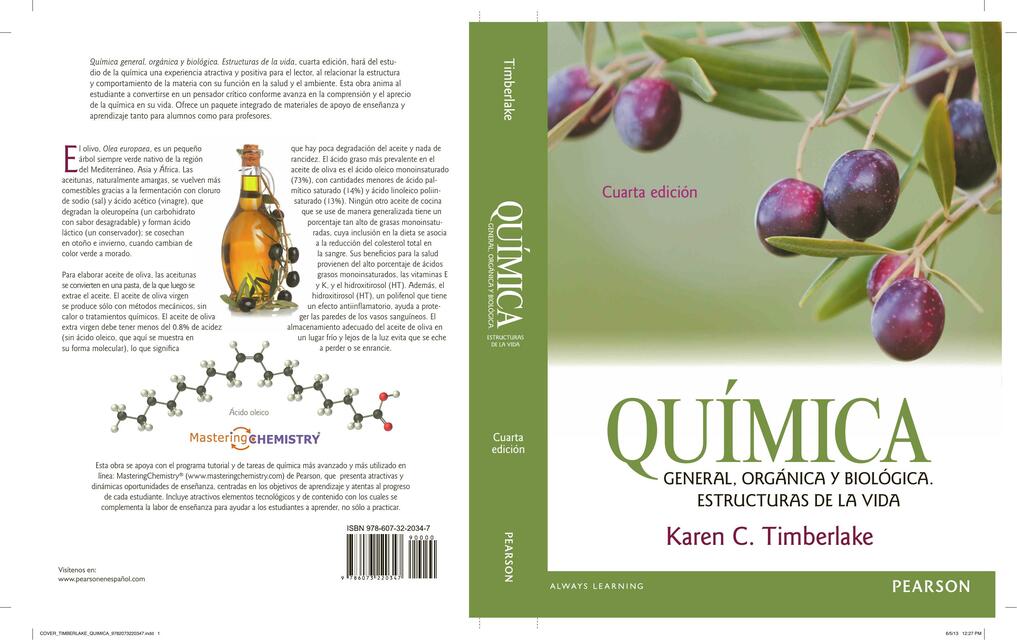 Química General, Orgánica y Biológica Floor Villagra uDocz