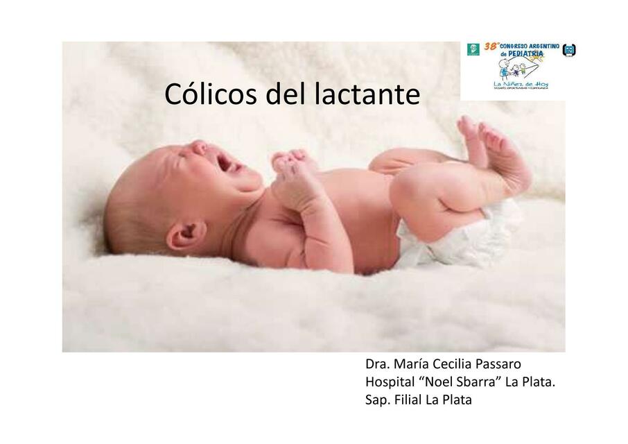 Cólico Pediatría. Cólicos del Lactante