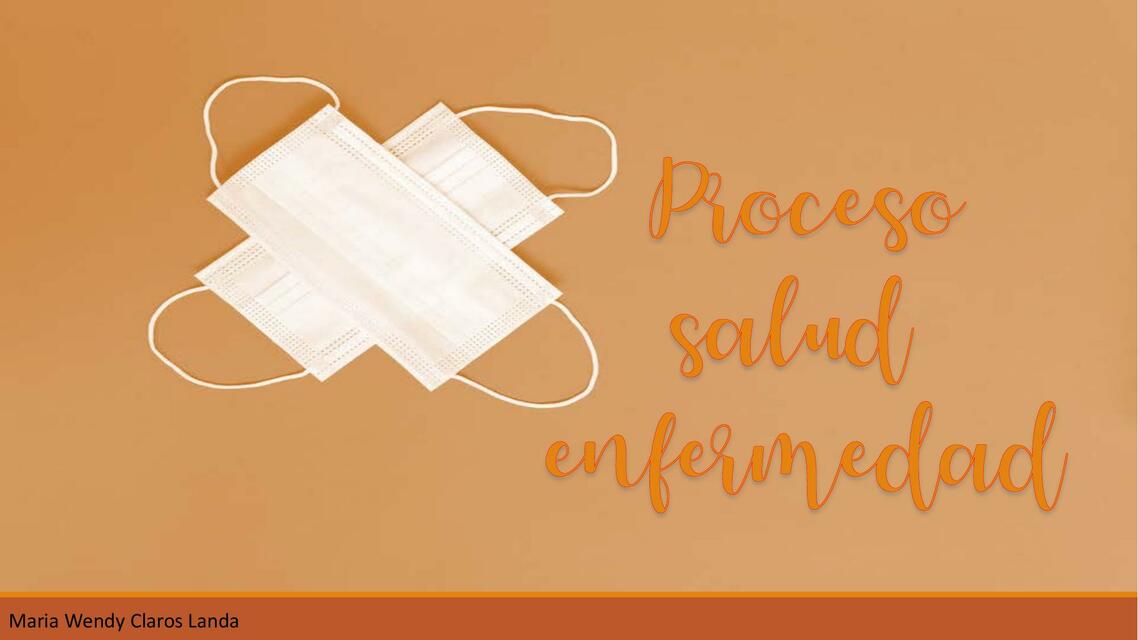 Proceso Salud Enfermedad