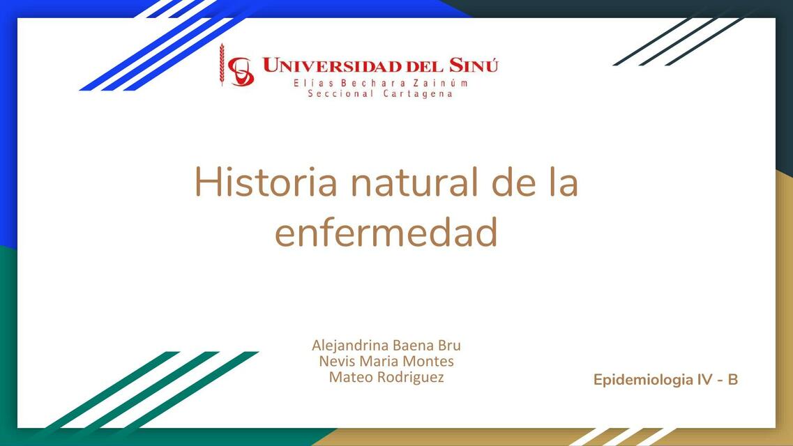 Historia Natural de la Enfermedad