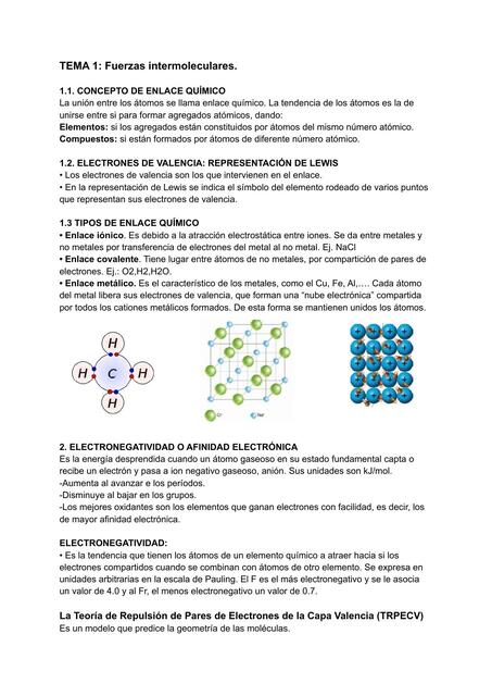 Fuerzas Intermoleculares