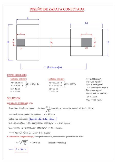 Problema Resuelto Zapata Conectada