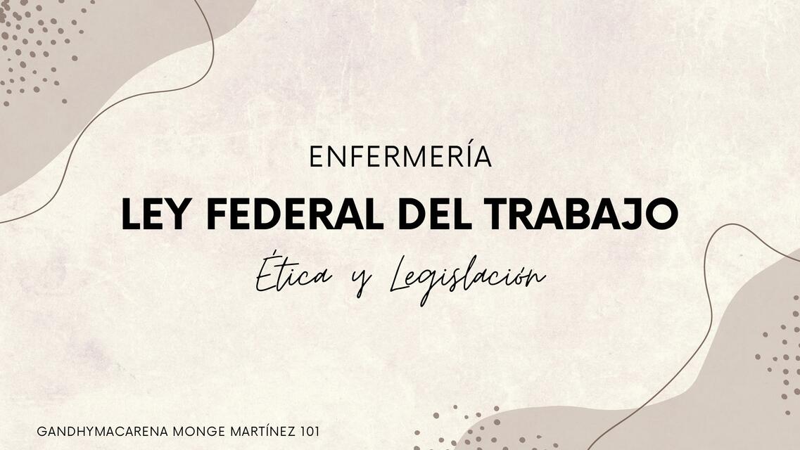 Ética y Legislación