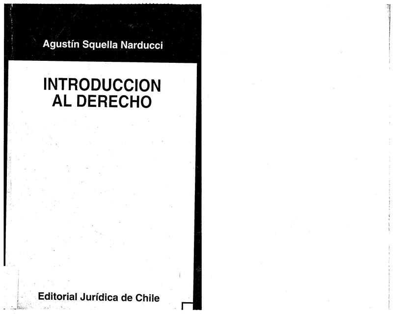 Introducción al Derecho Primera Parte Agustin Squella