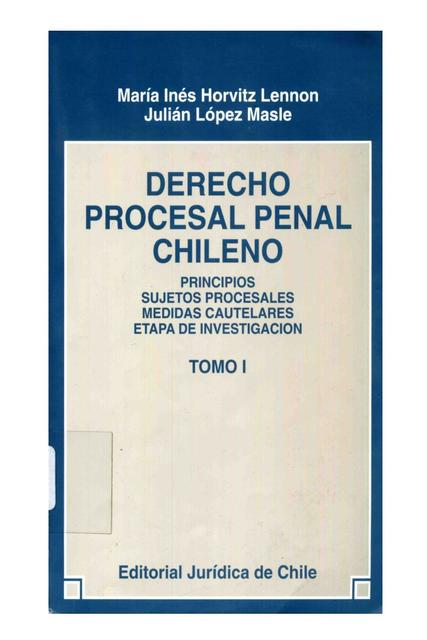 Derecho procesal penal chileno