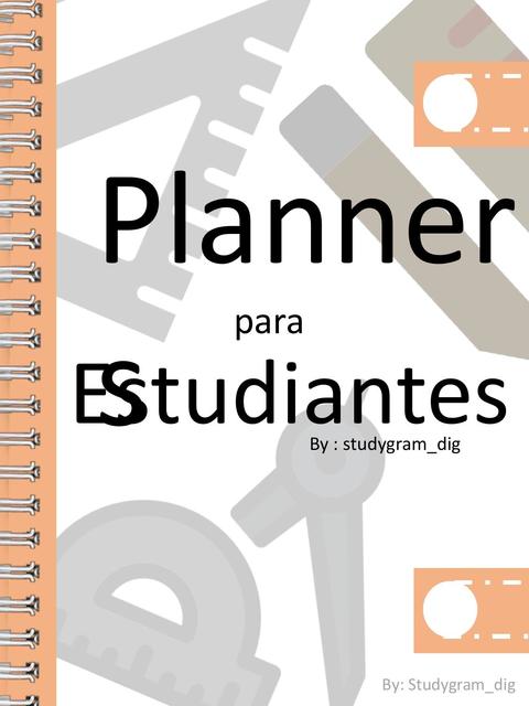 Planner para estudiantes completo