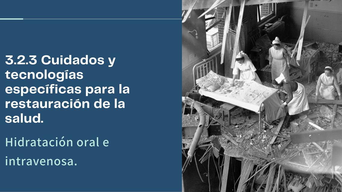 Hidratación oral e intravenosa