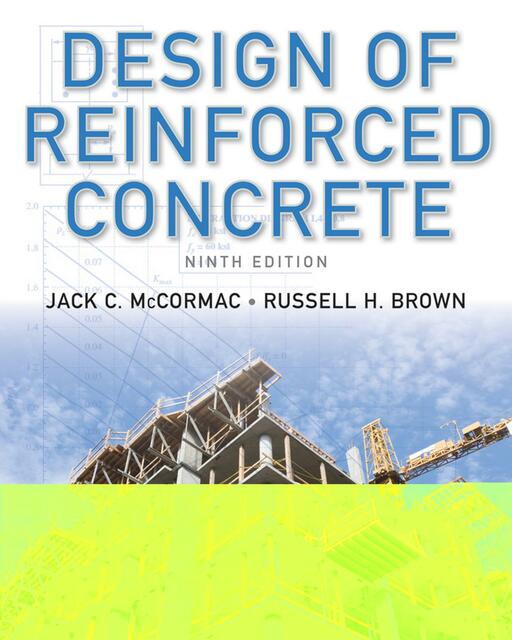 Design of reinforced concrete