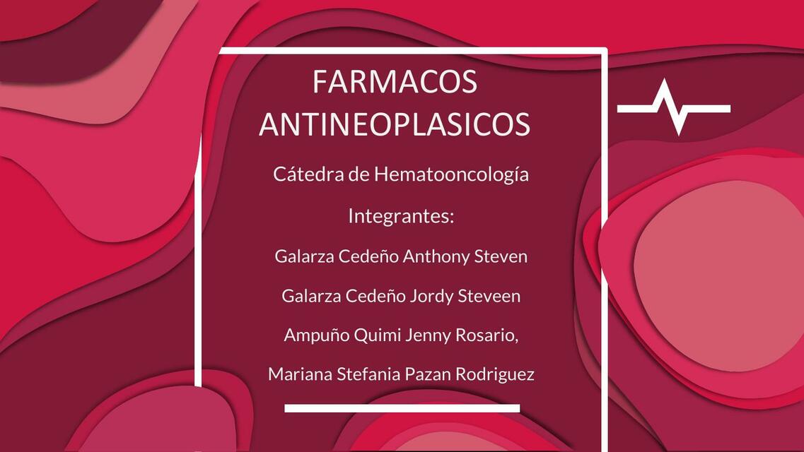 Fármacos antineoplásicos