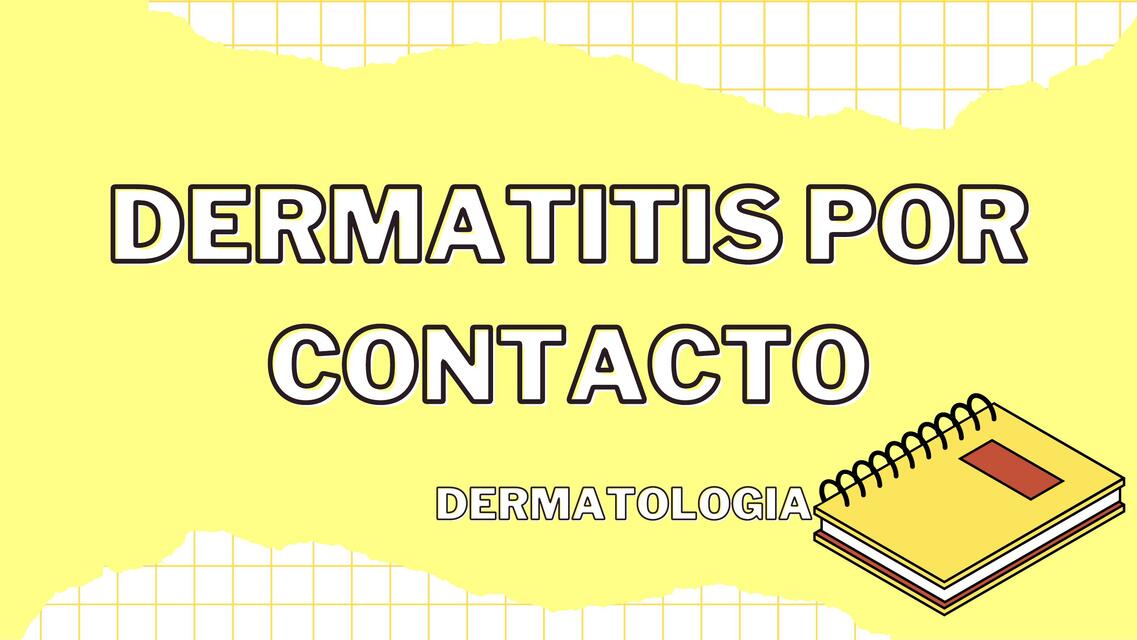 Dermatitis por contacto 