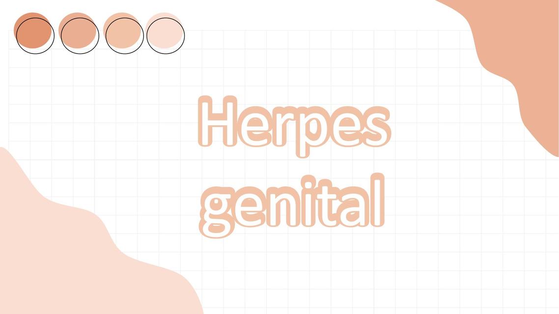 Herpes genital