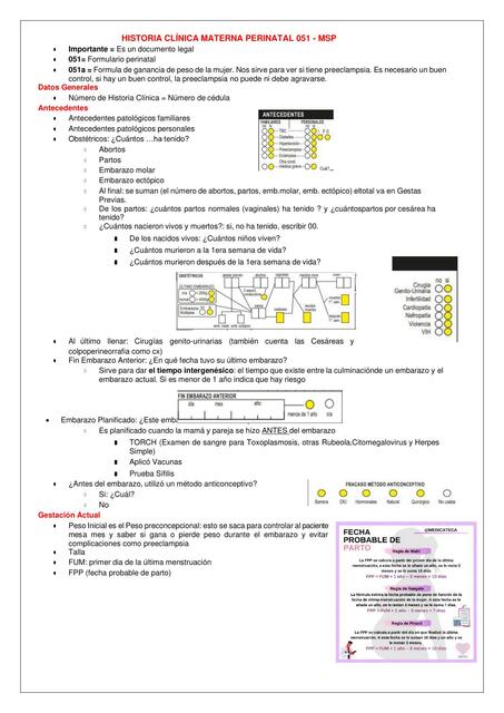 Historia clinica obstetrica