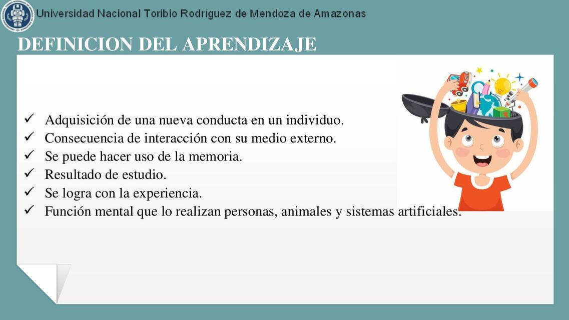 Definici n Del Aprendizaje Jhanira Irigoin UDocz