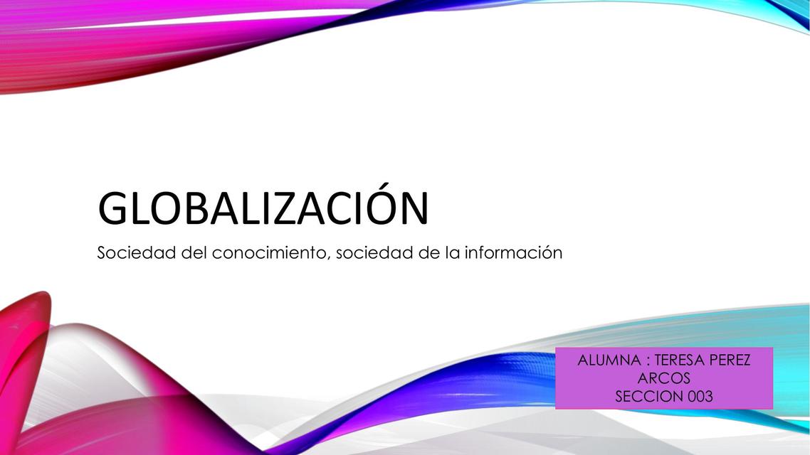 Globalización