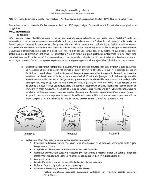 Patología Cabeza y Cuello