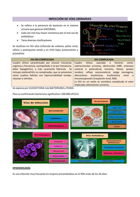 Infección de Vías Urinarias 