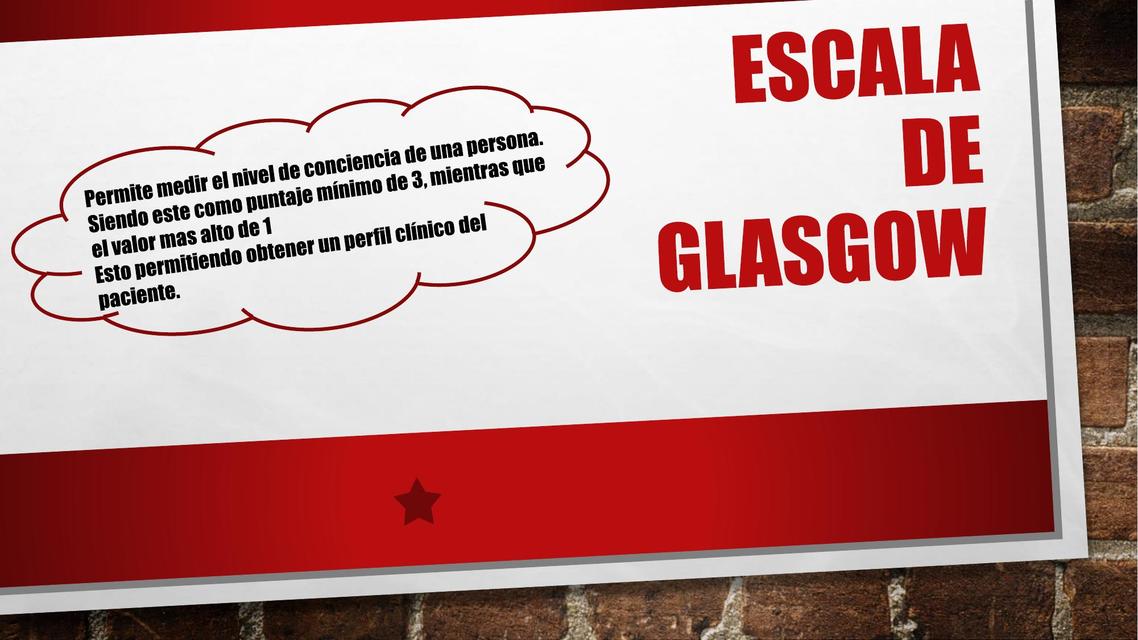 Escala de Glasgow