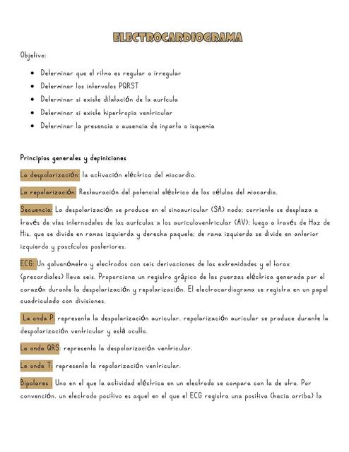 Electrocardiograma