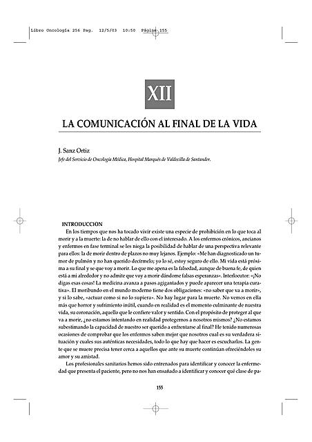 COMUNICACION AL FINAL DE LA VIDA