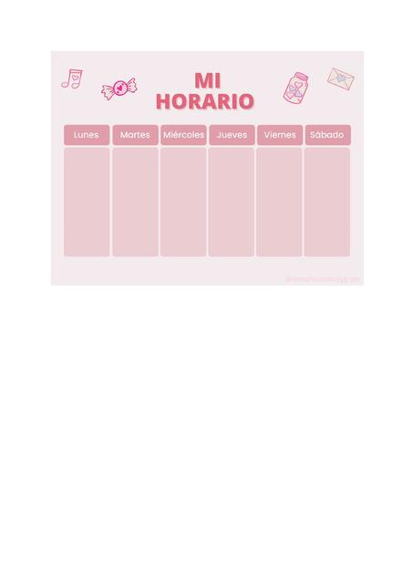 Horario Escolar