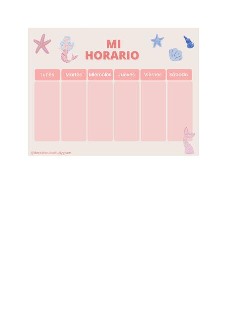 Horario Escolar 