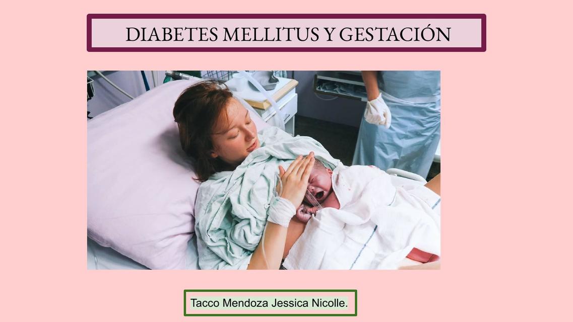 Diabetes mellitus gestacional