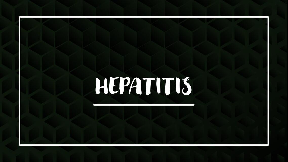 Hepatitis