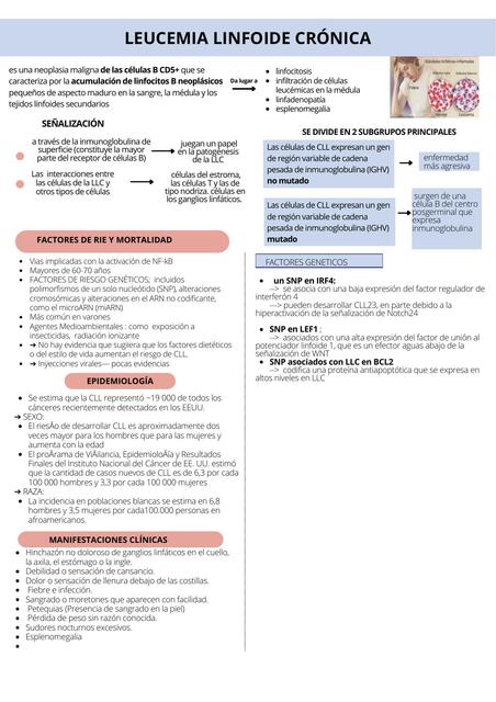 Leucemia Linfoide Crónica 