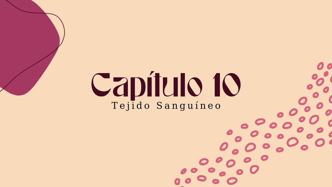 Tejido Sanguíneo