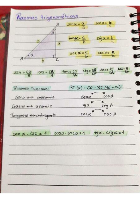 Semana 3 y 4 Trigonometría