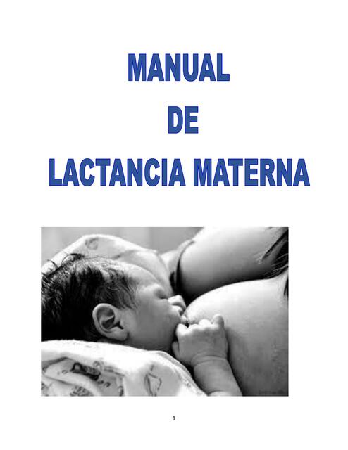 Manual de Lactancia Materna