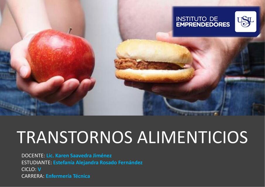 Trastornos Alimenticios 