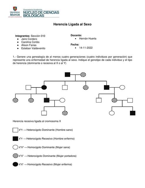 Herencia Ligada al Sexo