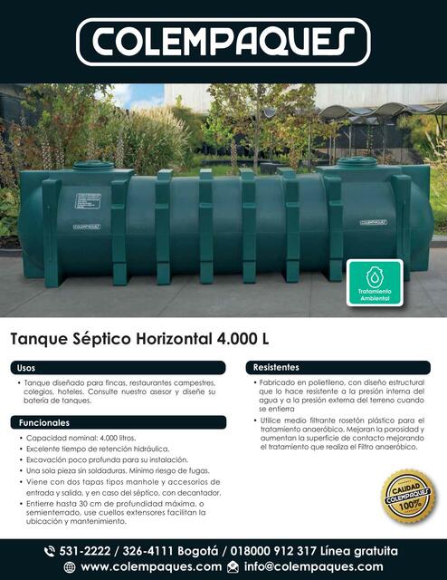 Tanque Séptico Hz de l