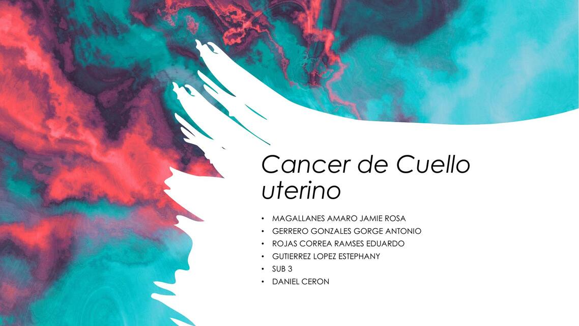 Cáncer de Cuello uterino