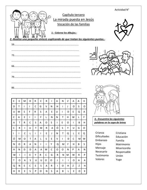 Actividad de Religión