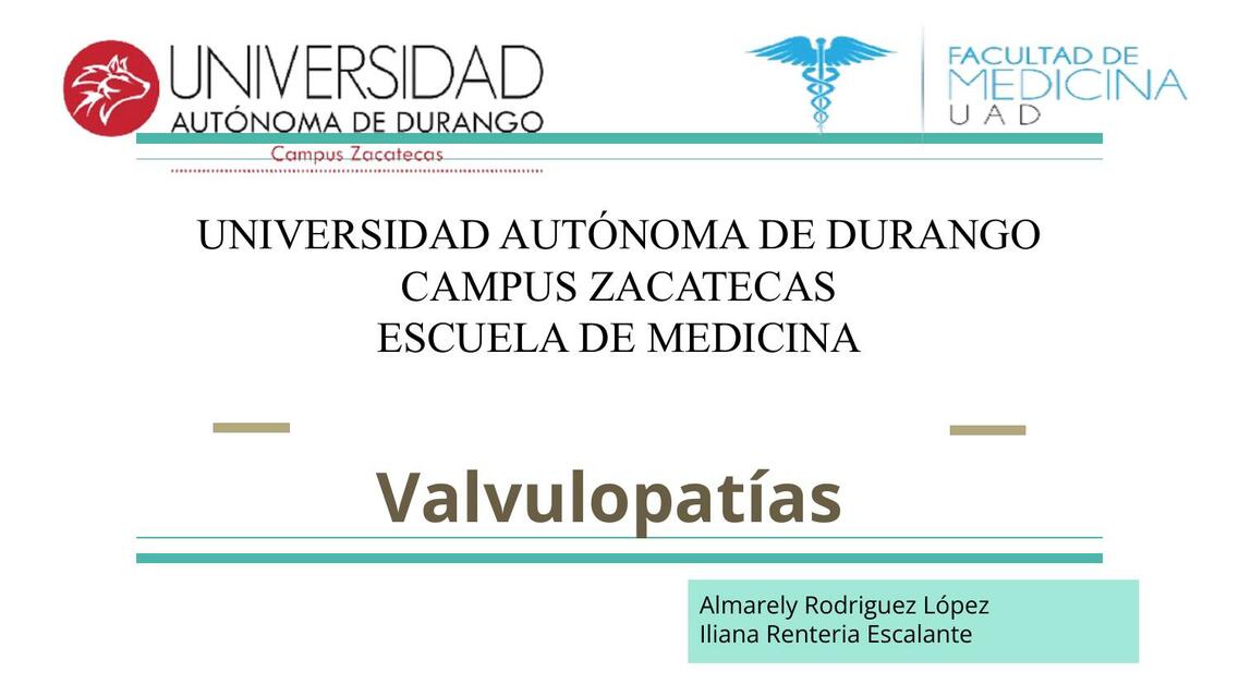 Valvulopatías cardiacas