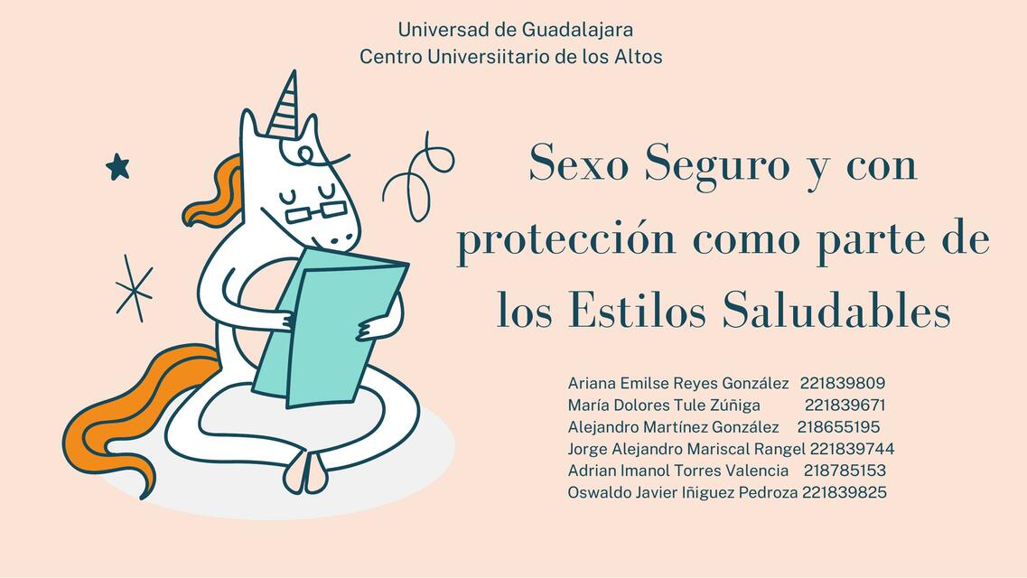 Sexo seguro y con protección como parte de los estilos saludables