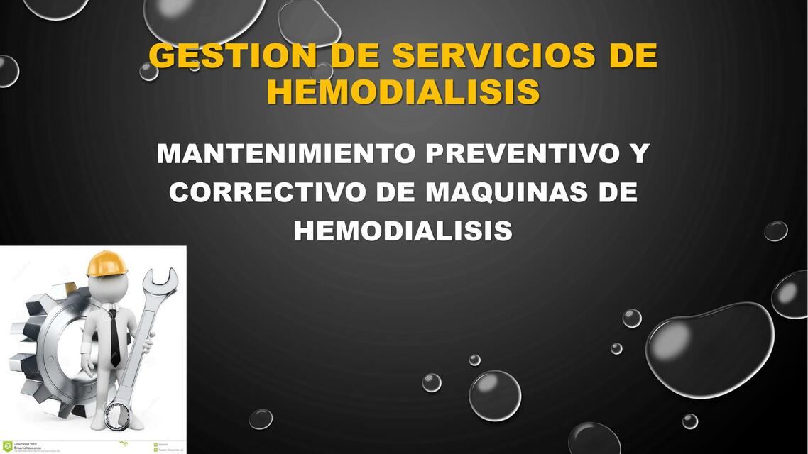 Gestión de Servicios de Hemodiálisis 