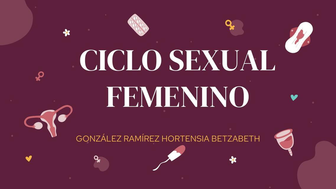 Ciclo Sexual Femenino 