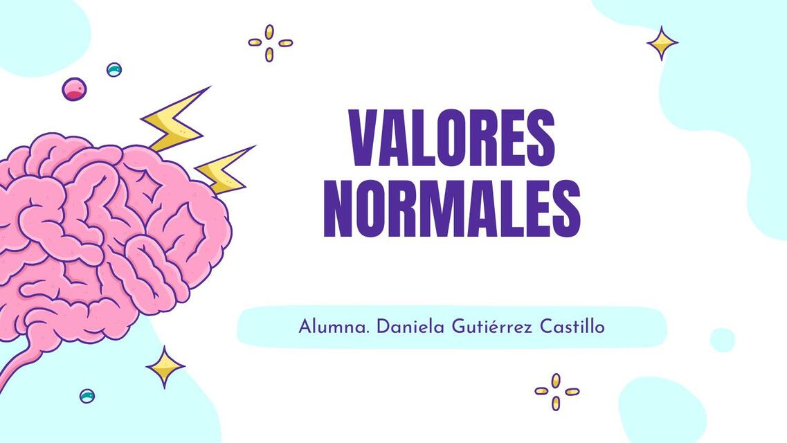 Valores Normales 