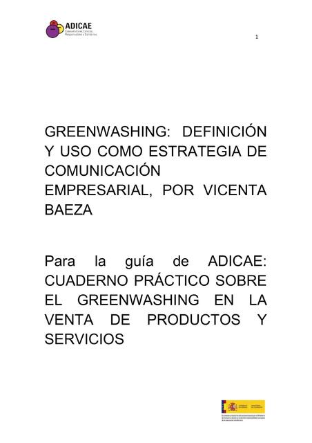 Greenwashing: definición y uso como estrategia de comunicación empresarial.