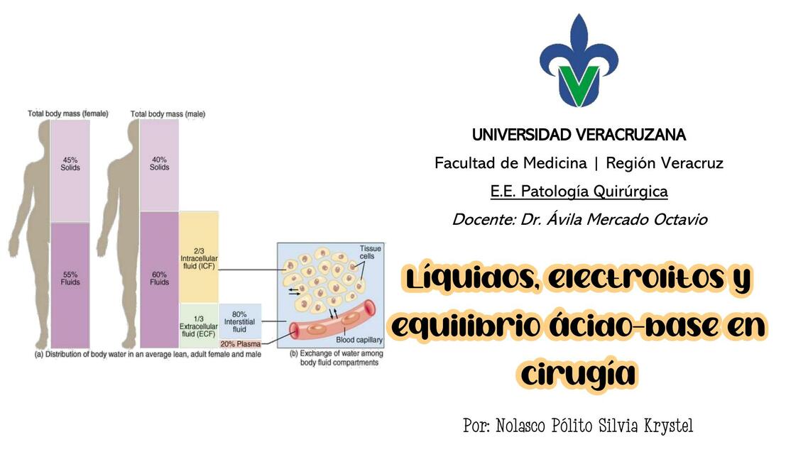 Líquido electrolitos y equilibrio ácido-base en cirugía