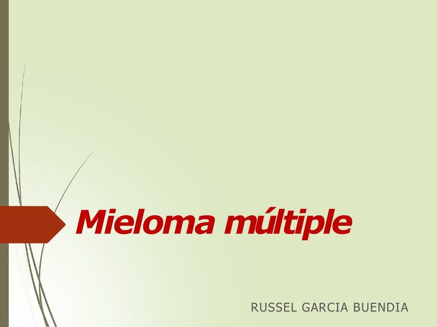 Mieloma multiple