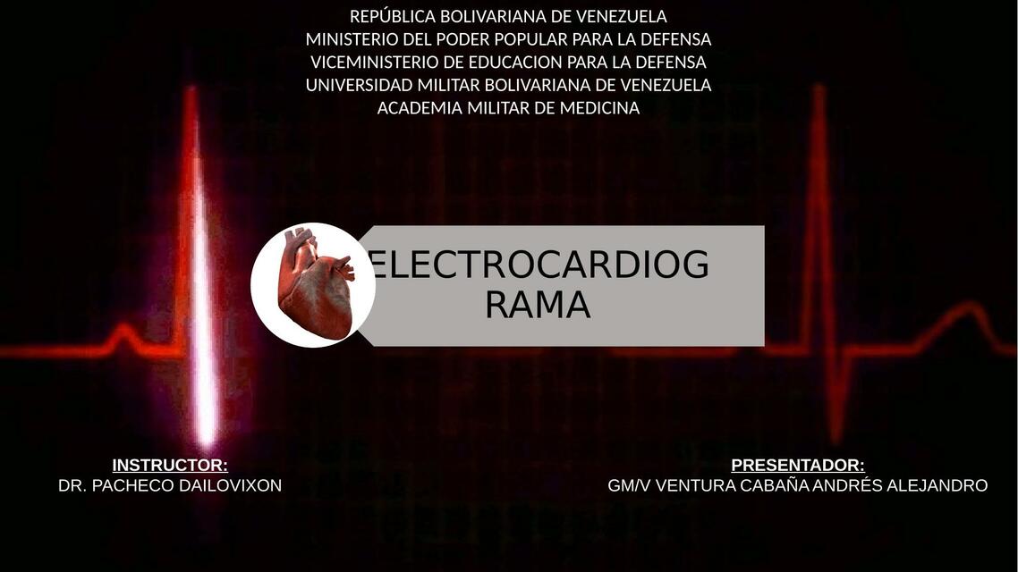 ELECTROCARDIOGRAMA