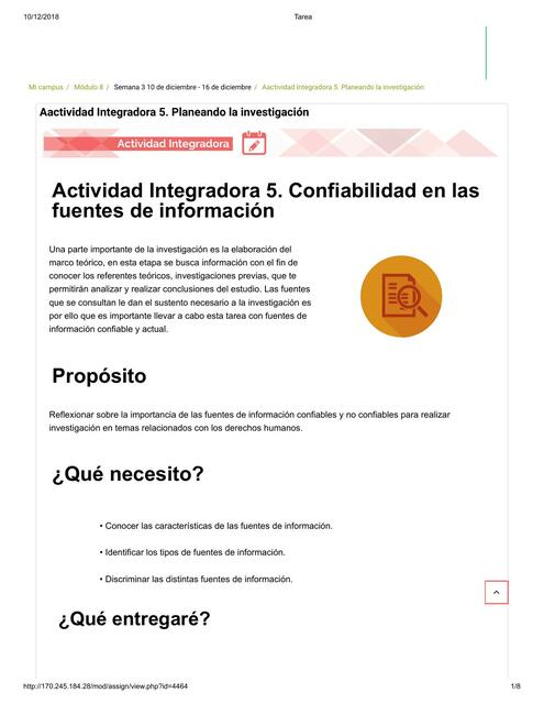 confiabilidad en las fuentes de información, Apuntes de Tecnologías de la  Información y la Comunicación