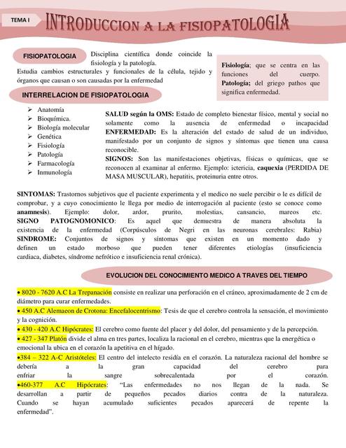 Fisiopatología  Generalidades  Diabetes  Mellitus 